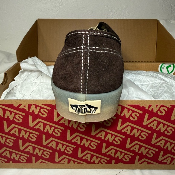 Vans crape demitasse Low-Top Suede Sneaker in Dark Brown Mens 9.5 women 11 - Picture 3 of 10